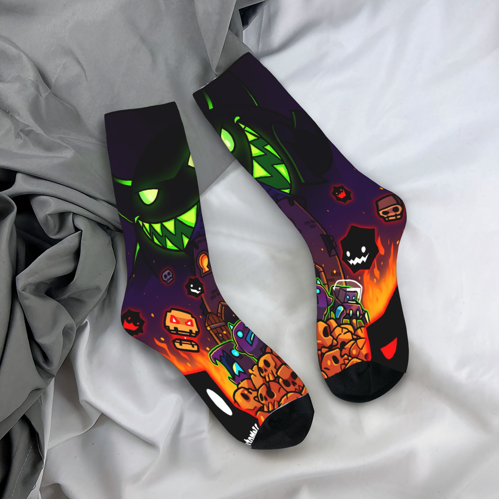 Gaming Accessories Ideas - Bas de jeu à géométrie, chaussettes