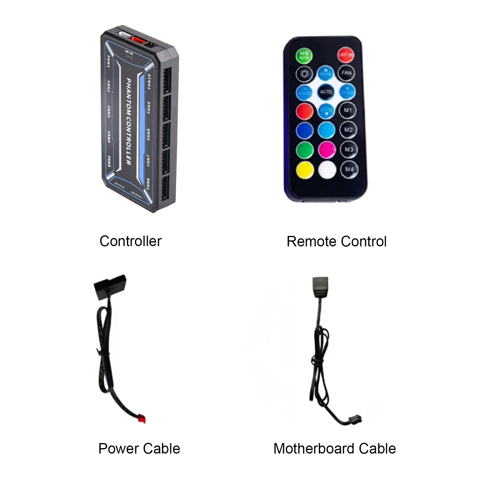 Fan Hub Rgb Controller - Contrôleur de ventilateurs PC RGB 6