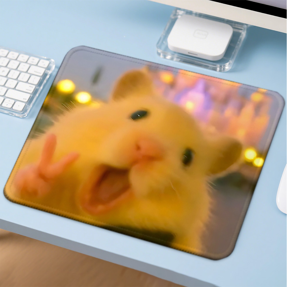 Gaming Accessories Companies - Mosepad – tapis d'ordinateur avec hamster