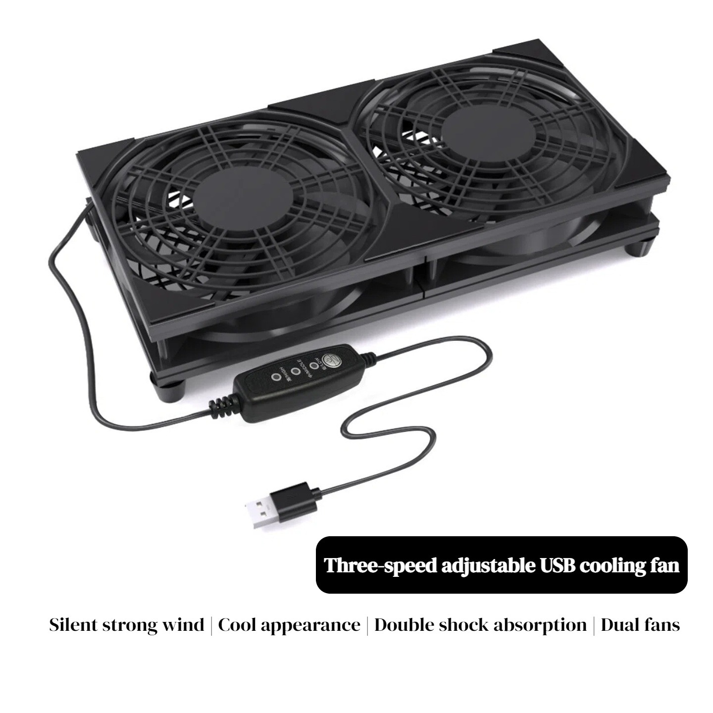 Fan Hub Rgb Controller - Ventilateur de refroidissement double USB avec