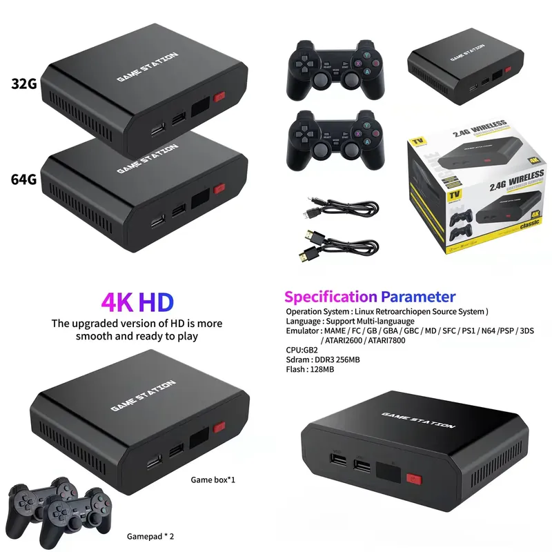Video Gaming Accessories - Console de Jeu Vidéo HD M8plus