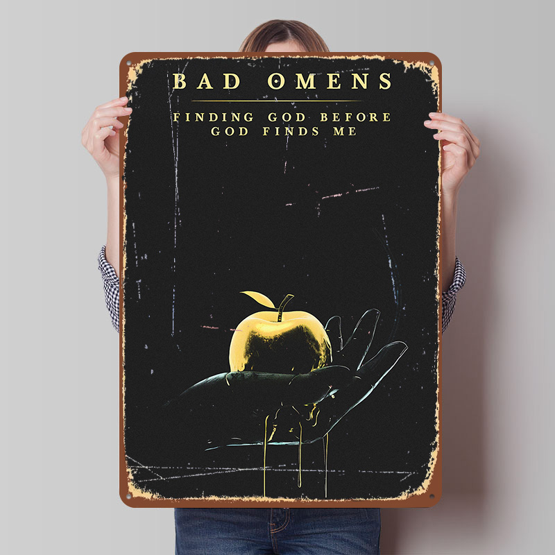 Omen Gaming Accessories - Affiche Bad Omens, Art Mural Personnalisé,