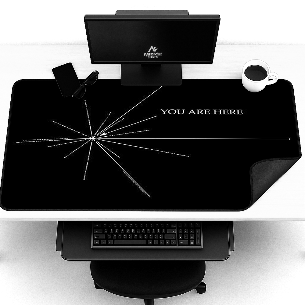 Gaming Accessories Very - Tapis de bureau géométrique minimaliste pour