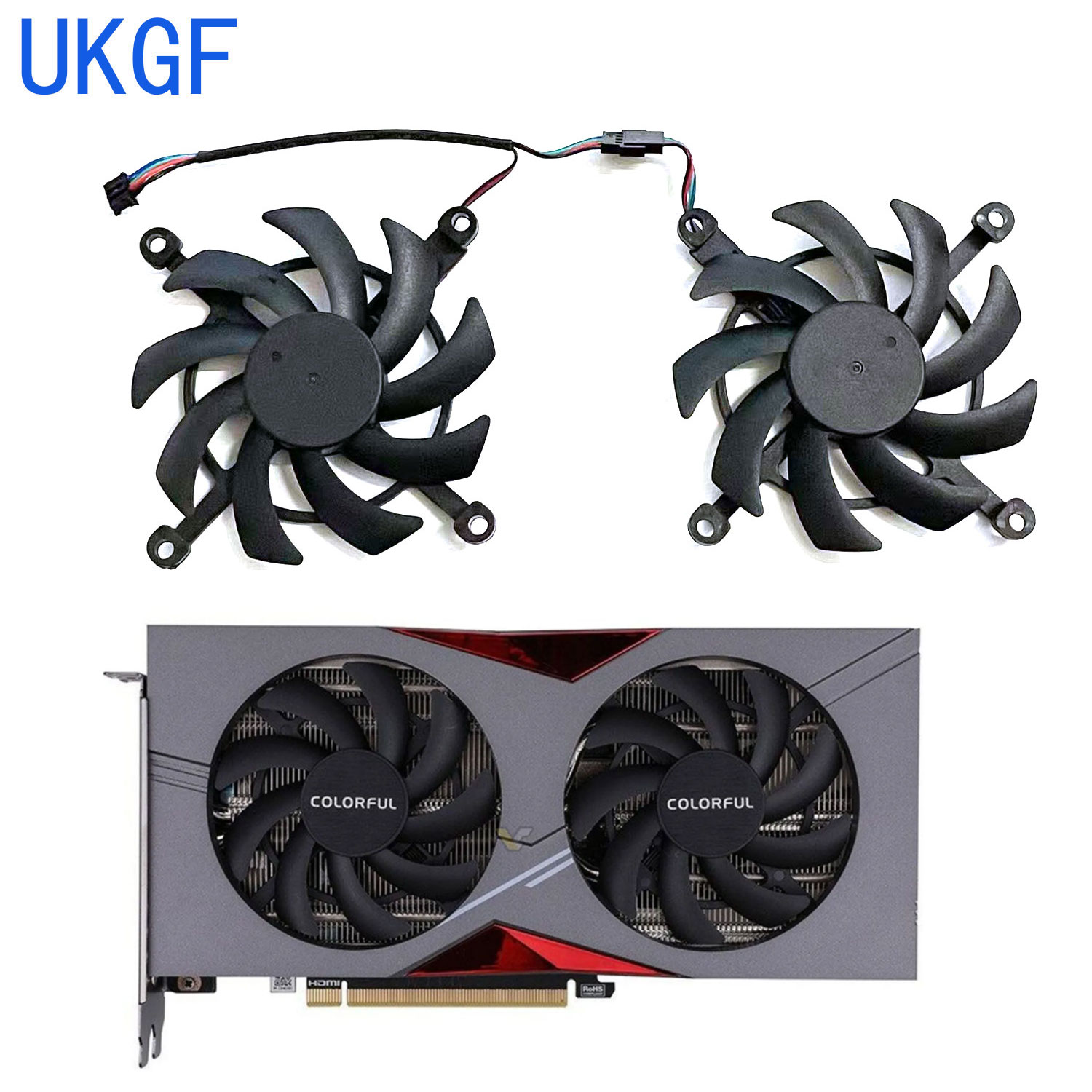 Nvidia Vga Rtx 4060 - Ventilateur de remplacement 85MM 4PIN pour