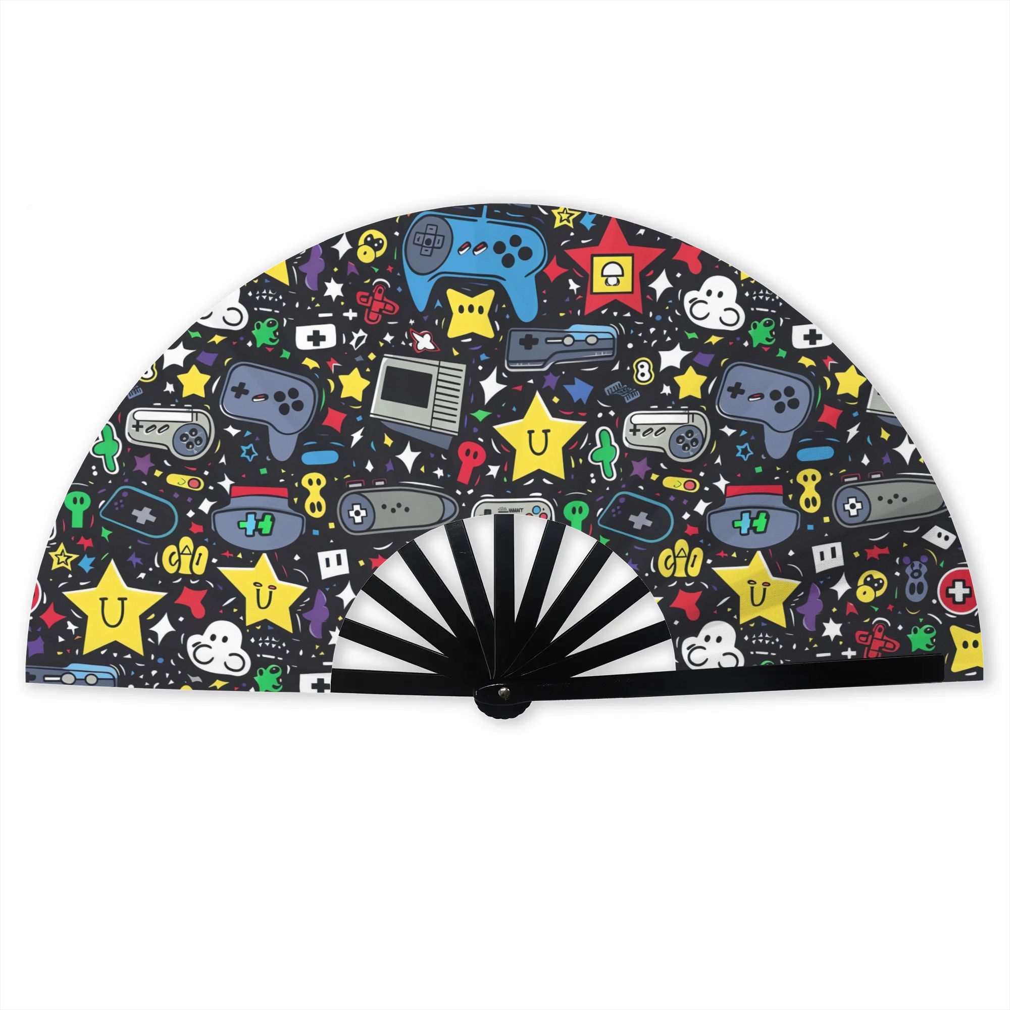 Video Gaming Accessories - Ventilateur pliable en tissu polyester pour
