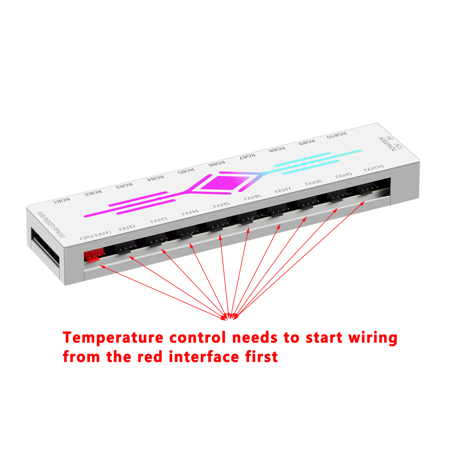 ICE Whale K10 Hub de ventilate - Fan Hub Rgb Controller avis et prix
