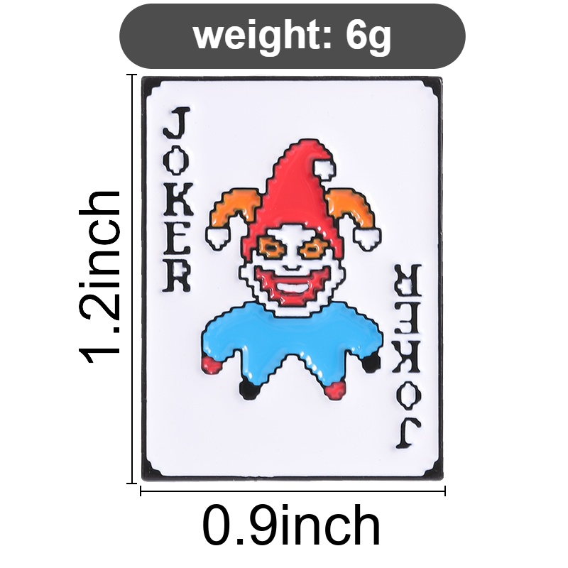 Broches en émail Joker de poke - Joker Gaming Accessories avis et prix