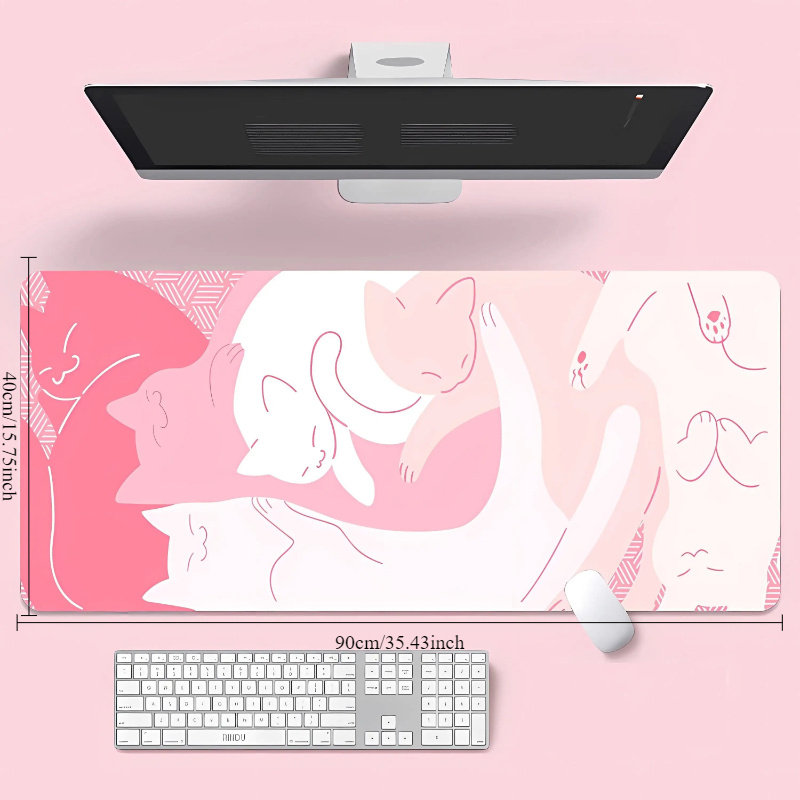 Grand tapis de souris chat ros - Gaming Accessories Very avis et prix
