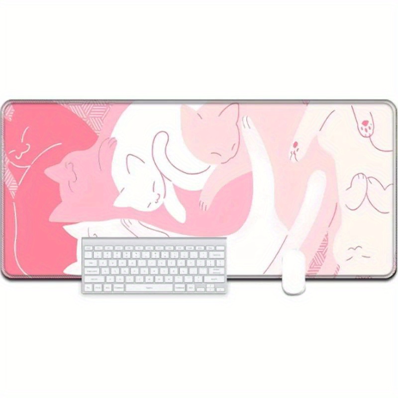 Grand tapis de souris chat ros - Gaming Accessories Very avis et prix