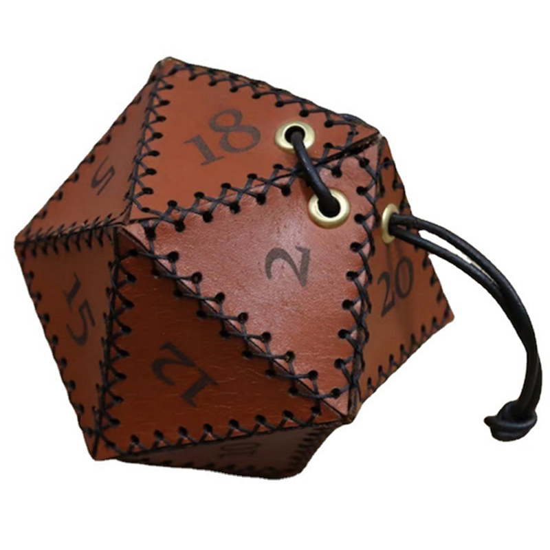 Sac à dés en cuir D20, boîte d - Gaming Accessories Ideas avis et prix