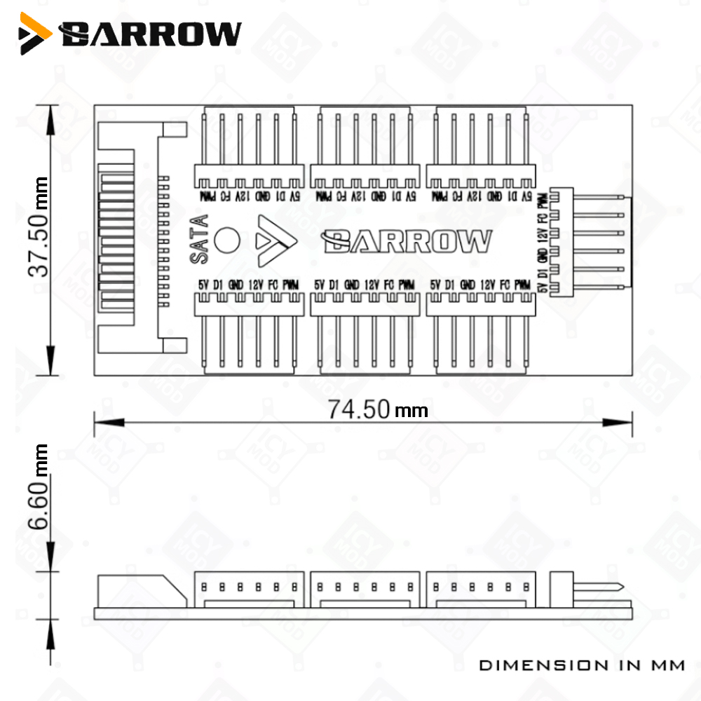 Barrow – contrôleurs de ventil - Rgb Hub Sync avis et prix