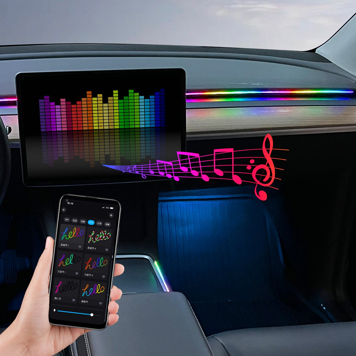 Lumière ambiante LED USB pour  - Rgb Hub Sync avis et prix