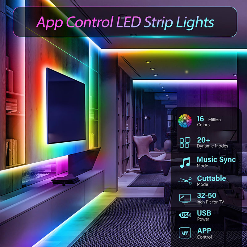 Bande LED USB RGB SMD3535 avec - Rgb Hub Sync avis et prix
