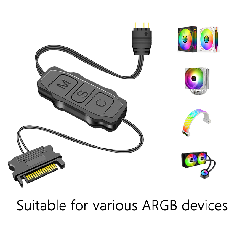 GPUHOLD SATA Interface 5V 3PIN - Fan Hub Rgb Controller avis et prix
