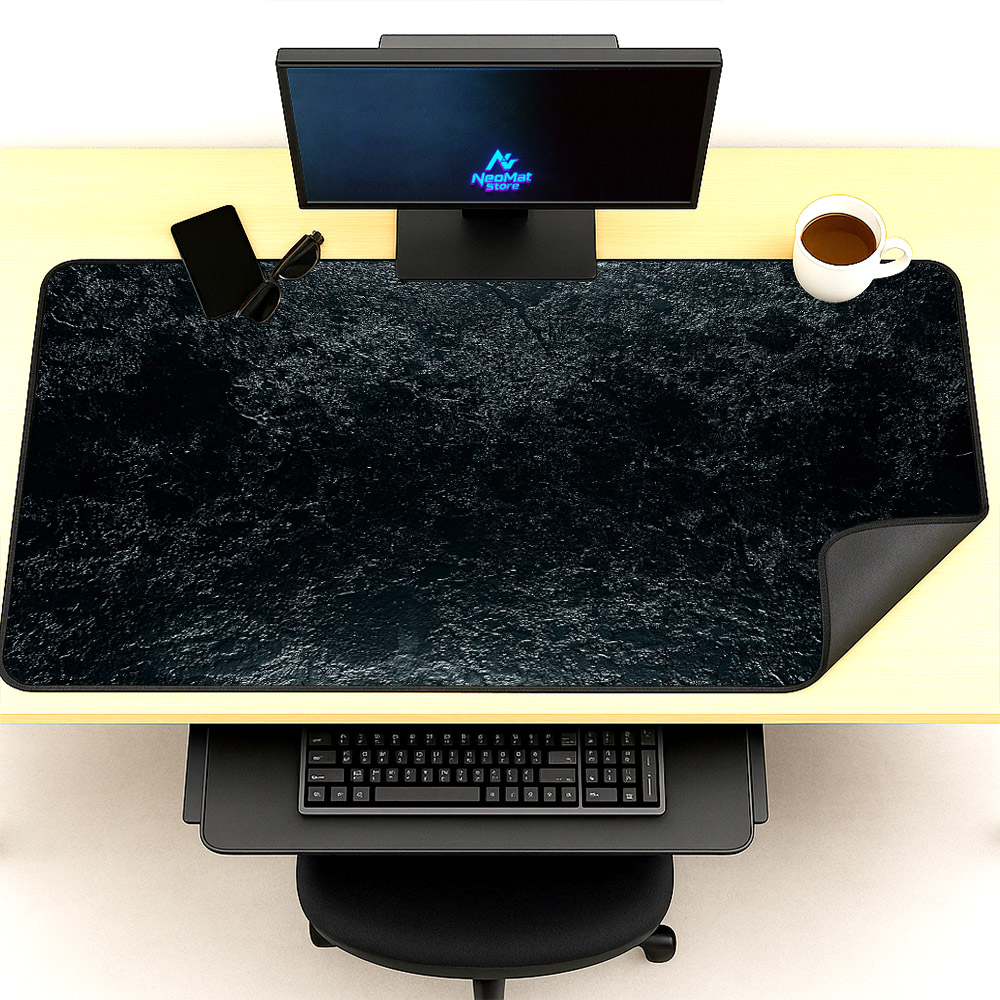 Tapis de bureau 1000 mm noir,  - Gaming Accessories Very avis et prix
