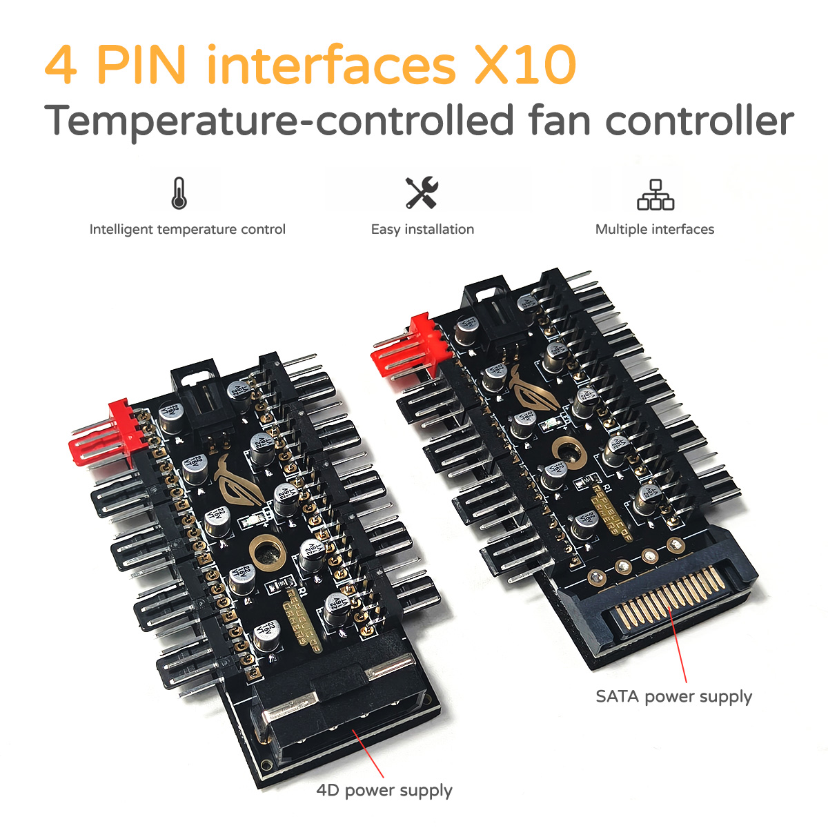 Contrôleur de ventilateur PWM  - Fan Hub Rgb Controller avis et prix