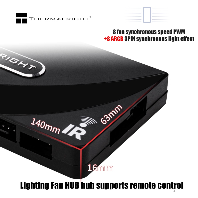 Thermalright 1 à 8 4 broches P - Fan Hub Rgb Controller avis et prix